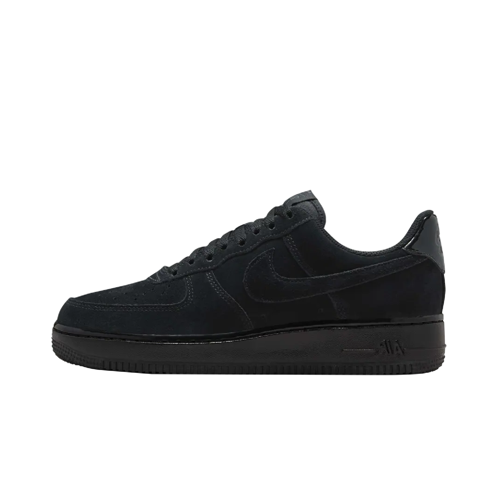 Nike Air Force 1 Low '07 Triple Black Suede (Women's)