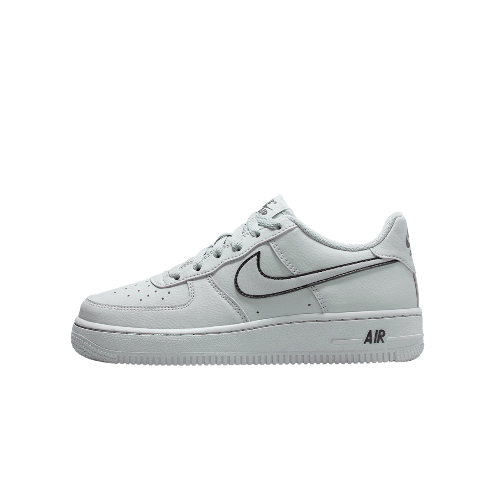 Nike Air Force 1 Light Smoke Grey Black (GS)
