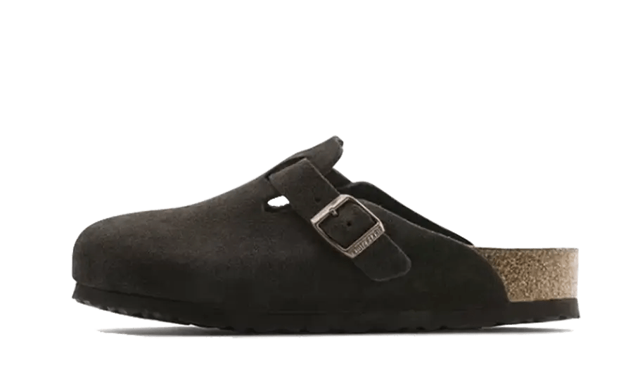 Birkenstock Boston Soft Footbed Suede Mocha - Sneaker Request - Chaussures - Birkenstock