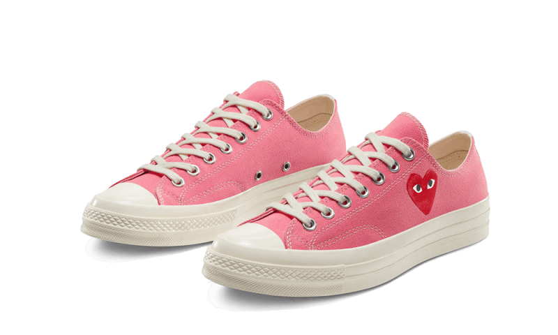 Converse Chuck Taylor All-Star 70s Ox Comme des Garçons PLAY Bright Pink - Sneaker Request - Sneakers - Converse