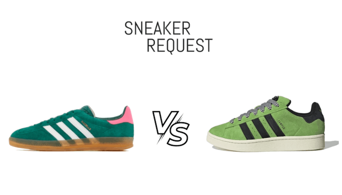 Adidas campus vs gazelle clearance