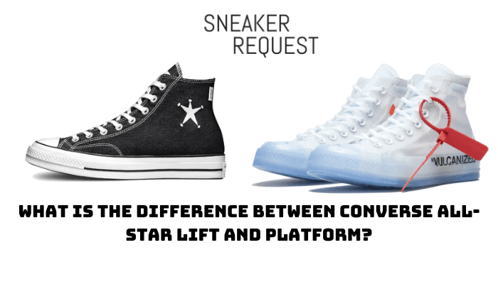 Difference between online converse and sneakers