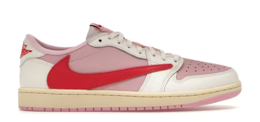 Jordan 1 Retro Low OG SP Travis Scott Sail Tropical Pink