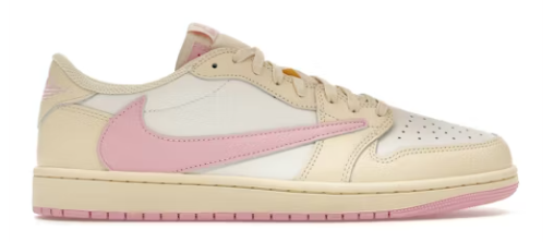 Jordan 1 Retro Low OG SP Travis Scott Shy Pink