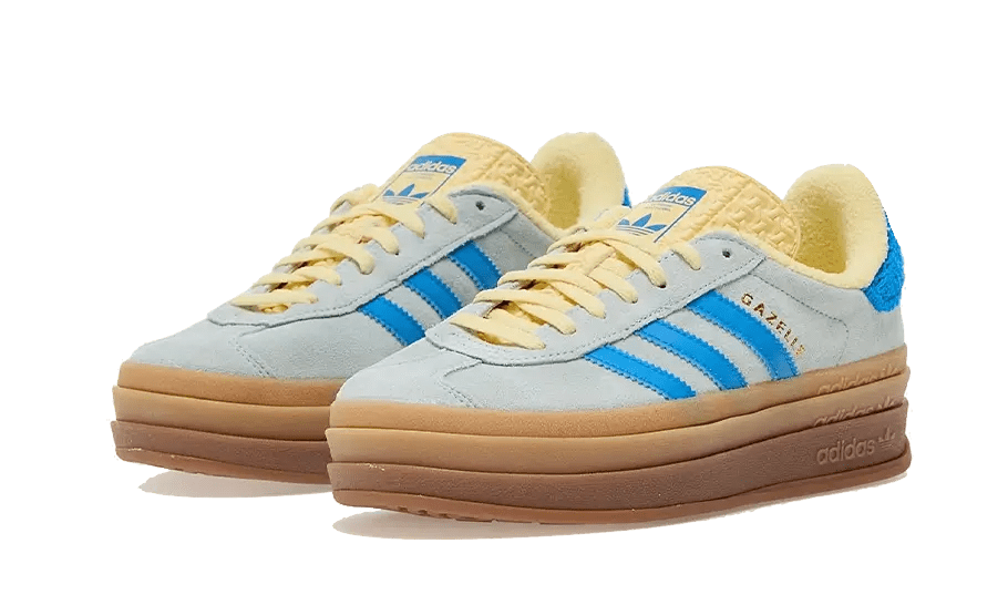 Adidas Gazelle Bold Almost Blue Yellow - Sneaker Request - Sneakers - Adidas