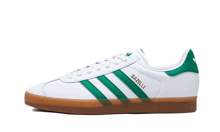 Adidas Gazelle Cloud White Bold Green - Sneaker Request - Sneakers - Adidas