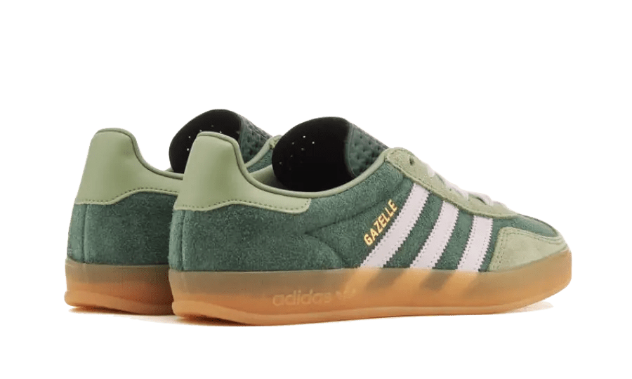 Adidas Gazelle Indoor Mineral Green Silver - Sneaker Request - Sneakers - Adidas