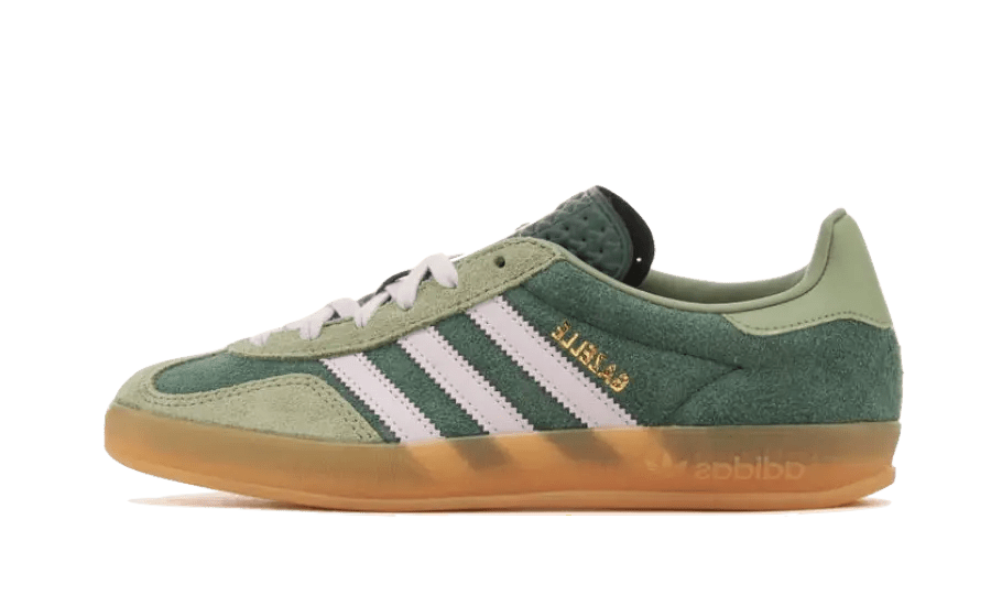 Adidas Gazelle Indoor Mineral Green Silver - Sneaker Request - Sneakers - Adidas