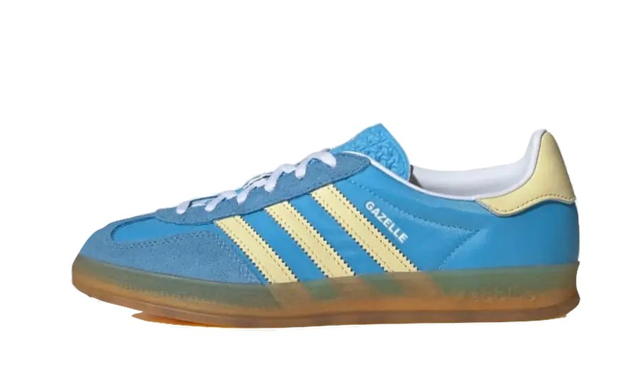 Adidas Gazelle Indoor Semi Blue Burst Almost Yellow - Sneaker Request - Sneakers - Adidas