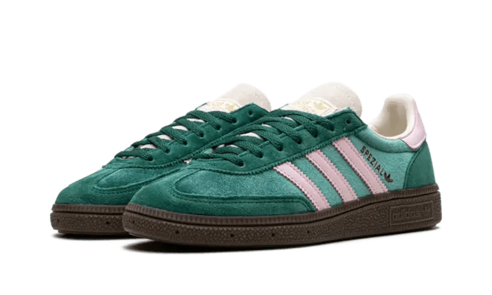 Adidas Handball Spezial Green Pink Velvet - Sneaker Request - Sneakers - Adidas