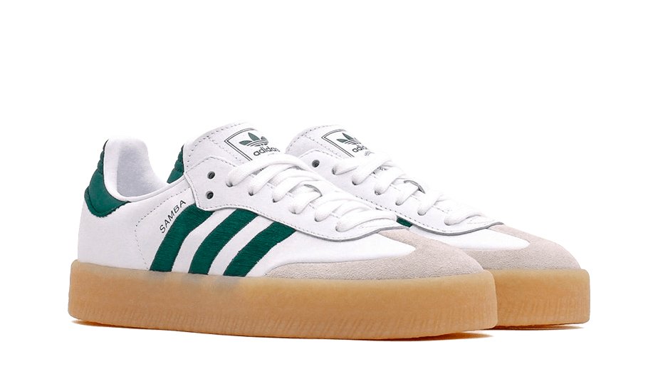 Adidas sambae White Collegiate Green Gum - Sneaker Request - Sneakers - Adidas