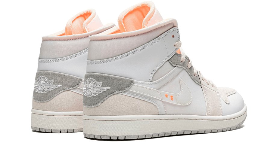 Air Jordan 1 Mid SE Craft Inside Out White Grey - Sneaker Request - Sneakers - Air Jordan