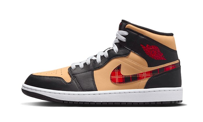 Air Jordan 1 Mid SE Tartan Swoosh - Sneaker Request - Sneakers - Air Jordan