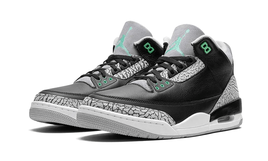 Air Jordan 3 Retro Green Glow - Sneaker Request - Sneakers - Air Jordan