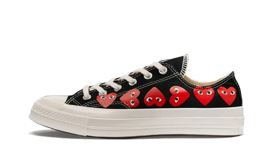 Converse Chuck Taylor All Star 70 Ox Comme des Garcons PLAY Multi-Heart Black - Sneaker Request - Sneakers - Converse