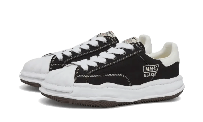 Maison Mihara Yasuhiro Blakey OG Sole Canvas Low Black White - Sneaker Request - Sneakers - Maison Mihara Yasuhiro