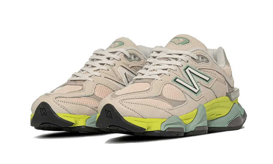 New Balance 9060 Moonbeam Vintage Rose Lime - Sneaker Request - Sneakers - New Balance
