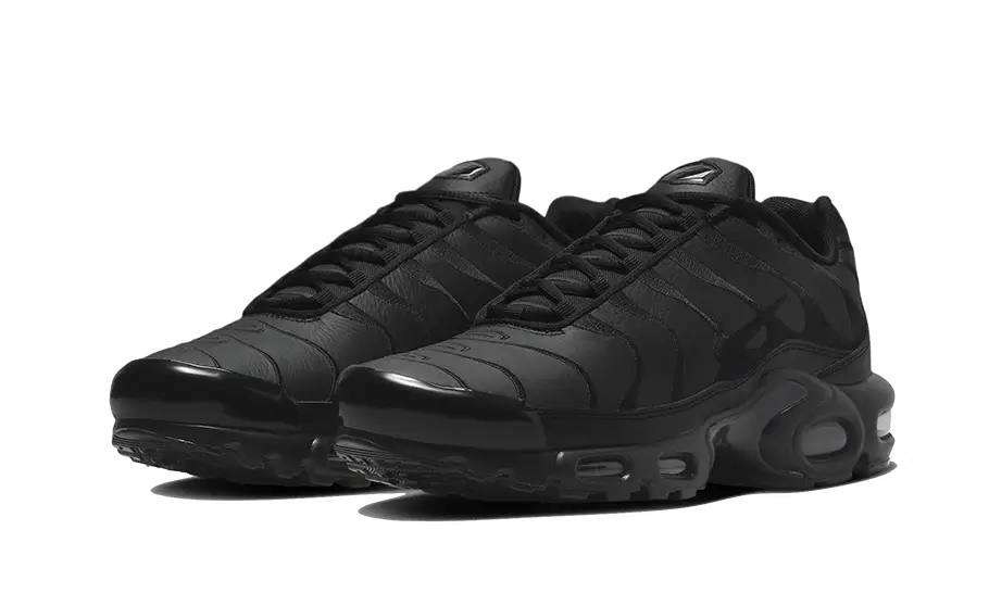 Nike Air Max Plus Triple Black Leather - Sneaker Request - Sneakers - Nike