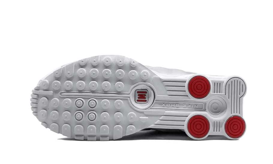 Nike Shox R4 White Metallic Silver - Sneaker Request - Sneakers - Nike