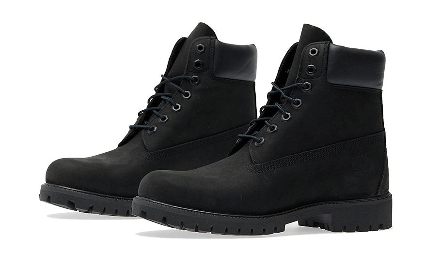 Timberland 6" Premium Waterproof Boot Black Nubuck - Sneaker Request - Sneakers - Timberland