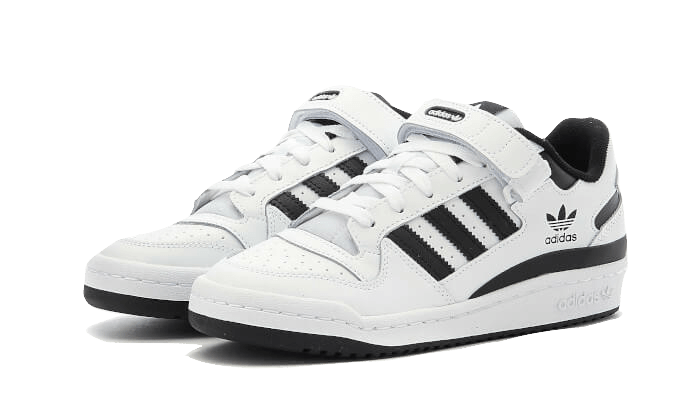 Adidas shoes black 2025 and white low top