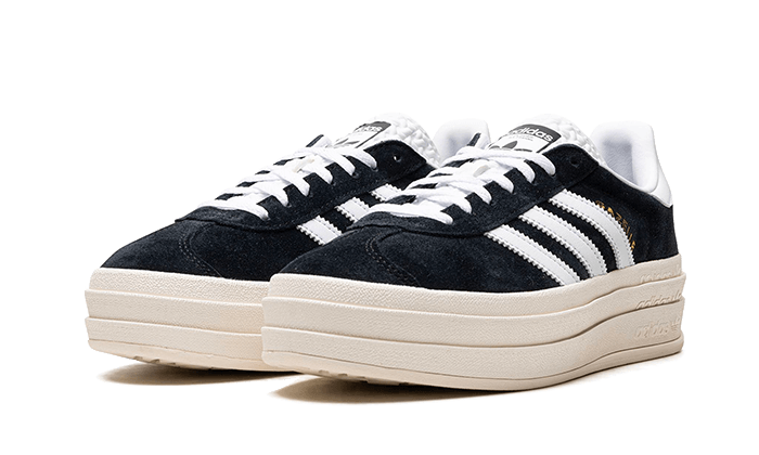 Adidas Gazelle Bold Core Black White - Sneaker Request - Sneakers - Adidas