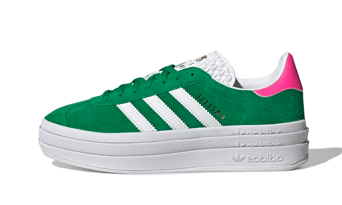 Adidas Gazelle Bold Green Lucid Pink - Sneaker Request - Sneakers - Adidas