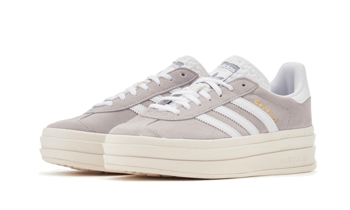 Adidas Gazelle Bold Grey White - Sneaker Request - Sneakers - Adidas