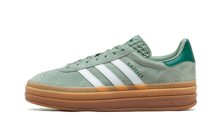 Adidas Gazelle Bold Silver Green - Sneaker Request - Sneakers - Adidas