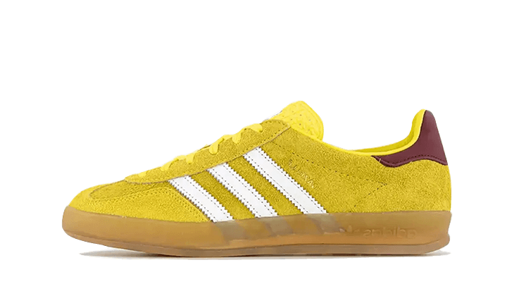 Adidas Gazelle Indoor Bright Yellow Burgundy - Sneaker Request - Sneakers - Adidas