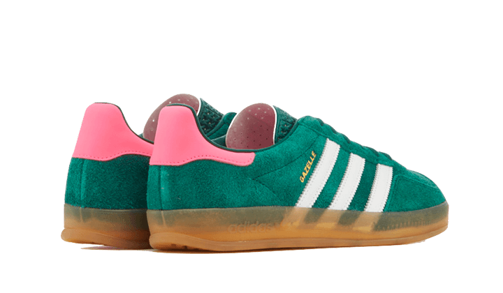 Adidas Gazelle Indoor Collegiate Green Lucid Pink - Sneaker Request - Sneakers - Adidas