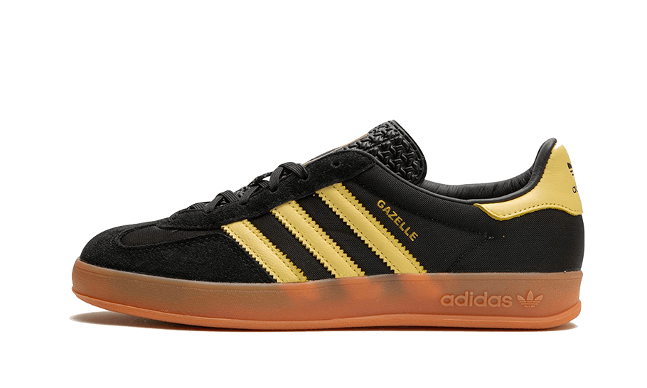 Adidas Gazelle Indoor Core Black Almost Yellow - Sneaker Request - Sneakers - Adidas