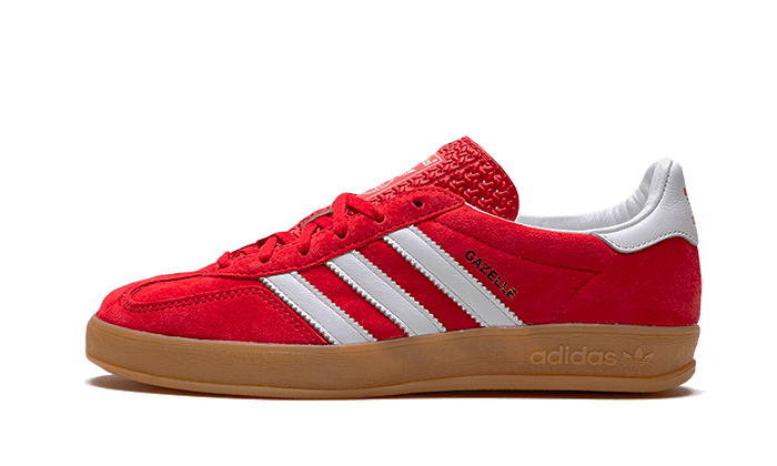 Adidas red white discount gazelle