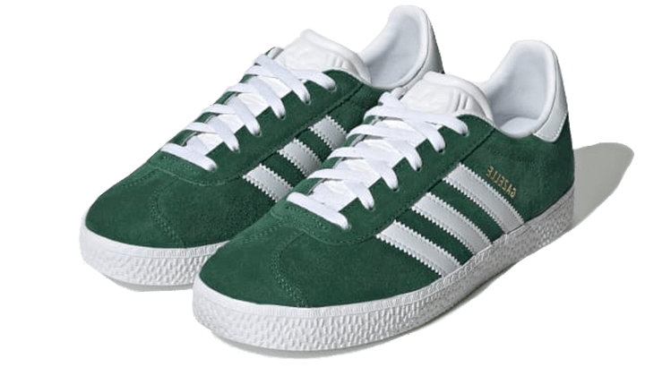 Adidas Gazelle Junior Dark Green White - Sneaker Request - Sneakers - Adidas