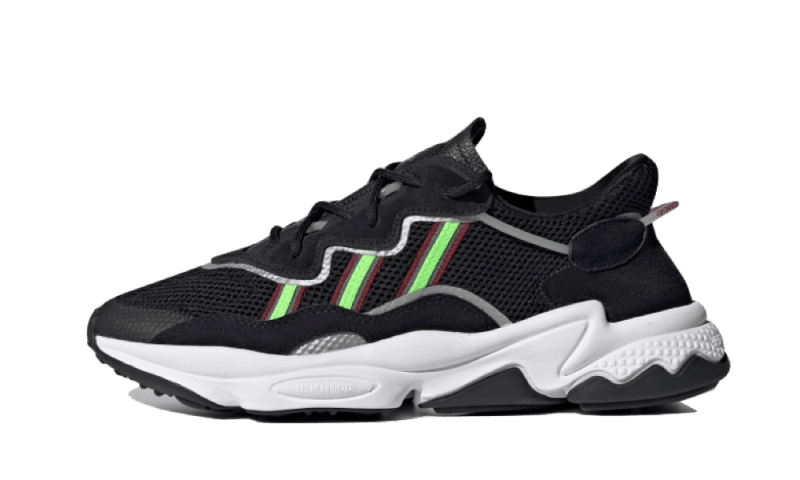 Adidas ozweego on sale black solar green