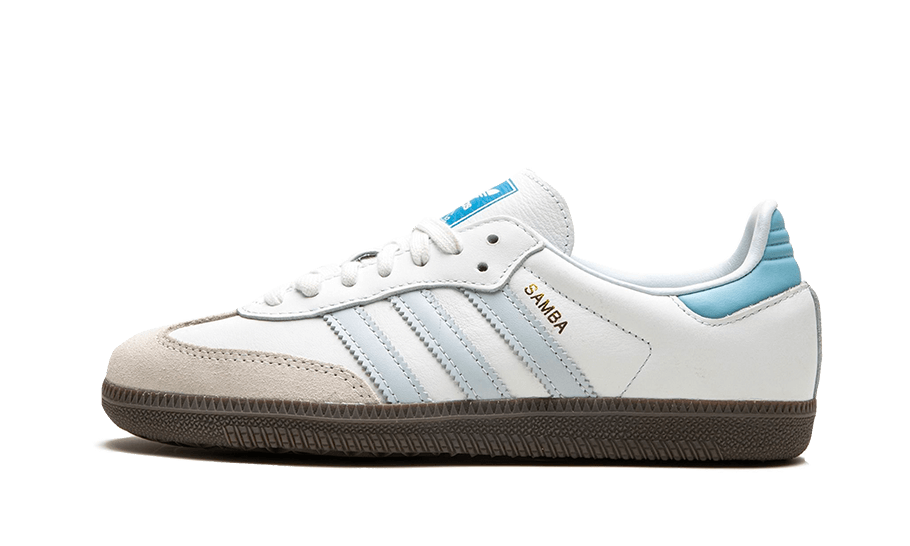Adidas Samba OG Core White Halo Blue - Sneaker Request - Sneakers - Adidas