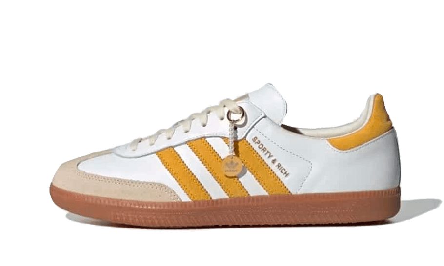 Adidas Samba OG Sporty & Rich White Bold Gold - Sneaker Request - Sneakers - Adidas