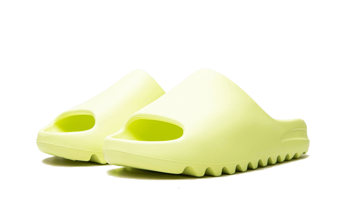 Adidas Yeezy Slide Glow Green (Restock Pair 2022) - Sneaker Request - Sneakers - Adidas