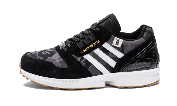 Adidas ZX 8000 Bape Undefeated Black - Sneaker Request - Sneakers - Adidas