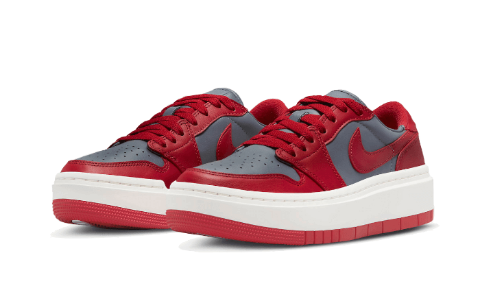 Air Jordan 1 Low Elevate Dark Grey Varsity Red - Sneaker Request - Sneakers - Air Jordan