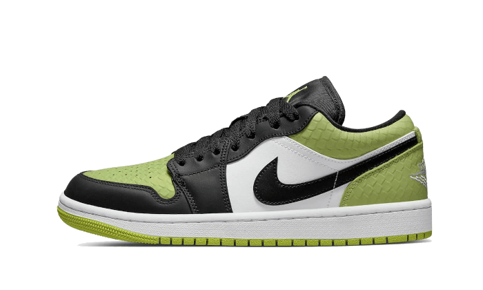 Air Jordan 1 Low Vivid Green Snakeskin - Sneaker Request - Sneakers - Air Jordan