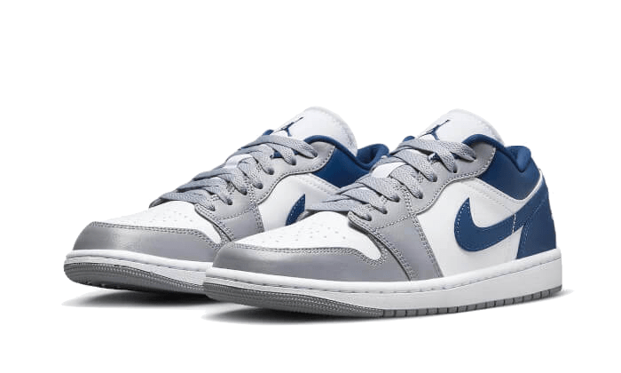 Air Jordan 1 Low White Grey Blue - Sneaker Request - Sneakers - Air Jordan