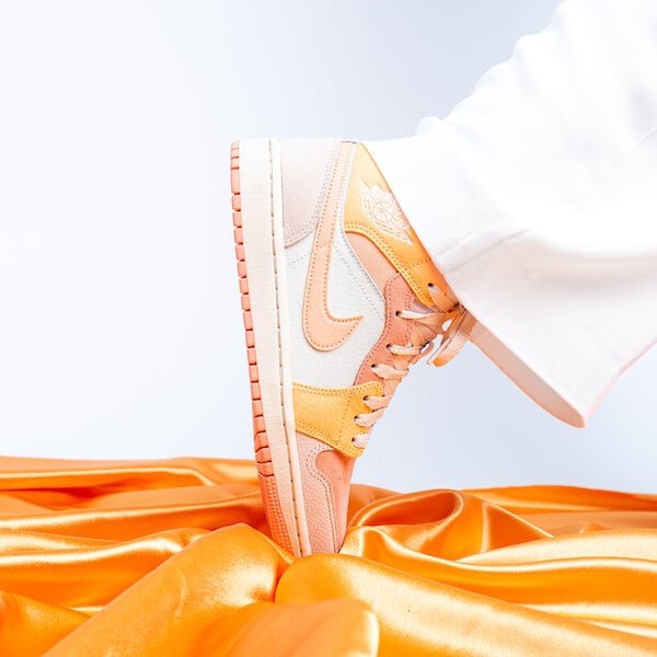 Air Jordan 1 Mid Apricot Orange - Sneaker Request - Sneakers - Air Jordan