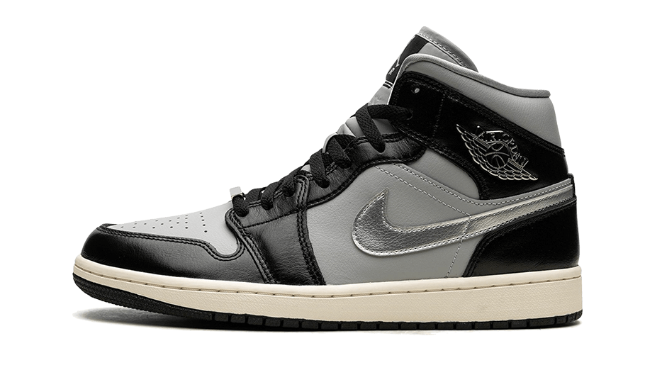 Air Jordan 1 Mid Black Chrome - Sneaker Request - Sneakers - Air Jordan