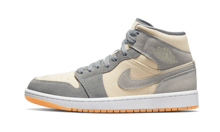 Air Jordan 1 Mid Coconut Milk Particle Grey - Sneaker Request - Sneakers - Air Jordan