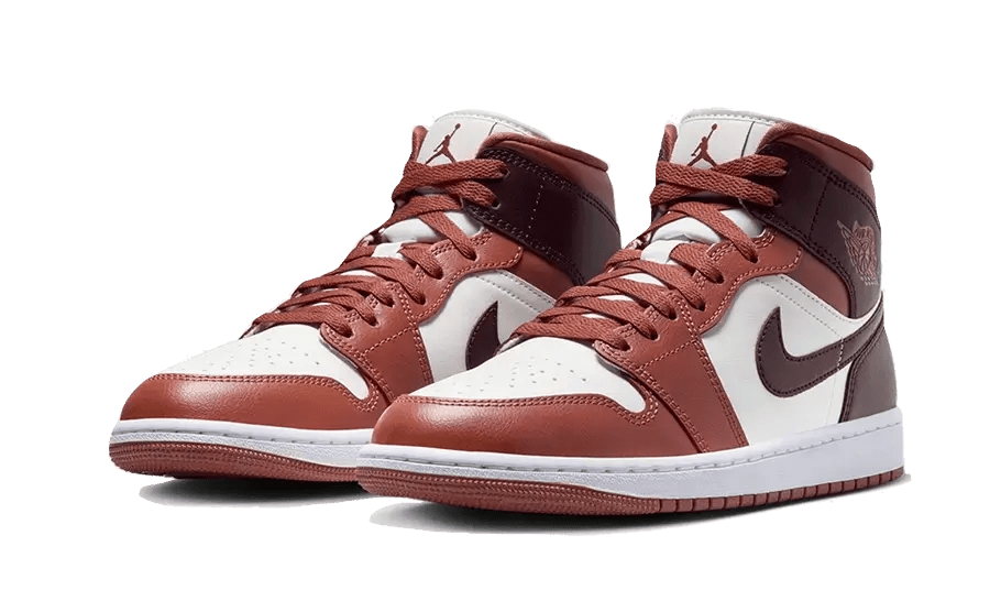 Air Jordan 1 Mid Dusty Peach Night Maroon - Sneaker Request - Sneakers - Air Jordan