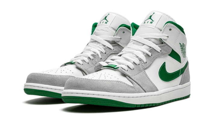 Air Jordan 1 Mid Grey Green - Sneaker Request - Sneakers - Air Jordan