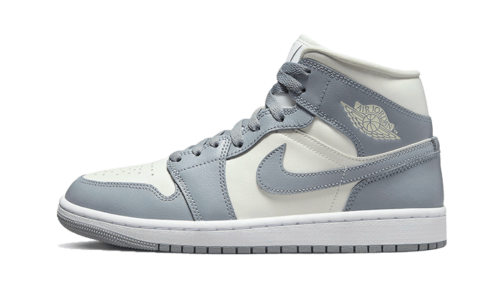 Air Jordan 1 Mid Grey Sail - Sneaker Request - Sneakers - Air Jordan