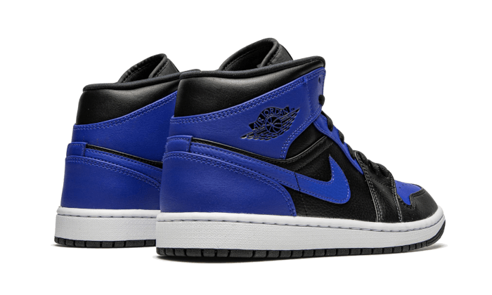 Air Jordan 1 Mid Hyper Royal Tumbled Leather - Sneaker Request - Sneakers - Air Jordan