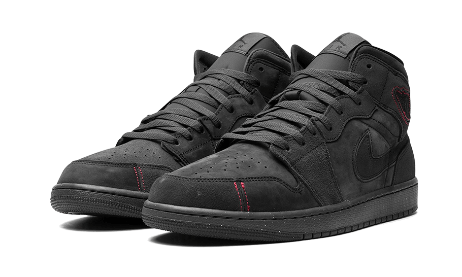 Air Jordan 1 Mid SE Craft Grey Red - Sneaker Request - Sneakers - Air Jordan